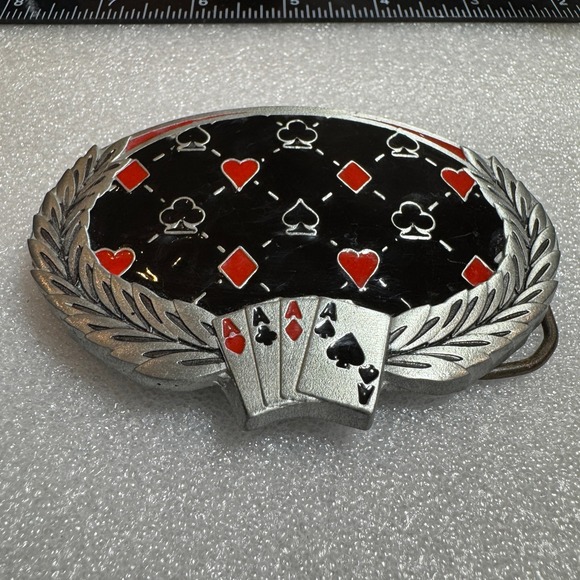 Great American Products 2008 Playing‎ Cards Poker Ace Belt Buckle - Picture 2 of 16